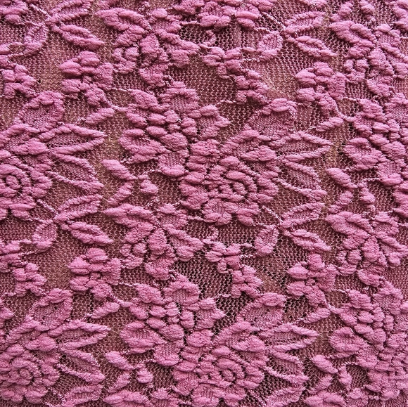 Anthropologie Pink Lace Scoop Neck Top. - Picture 8 of 9